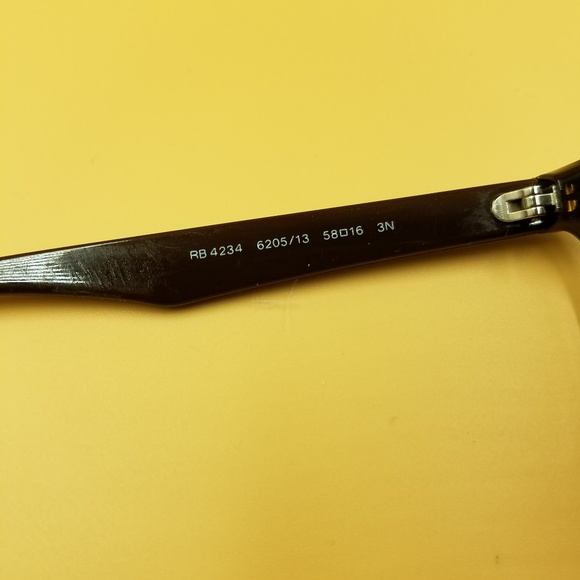 NWT Ray Ban RB4234 620513-58 Rectangle Sunglasses - Picture 5 of 5
